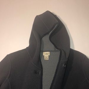 LL Bean Hoodie Jacket Size Large